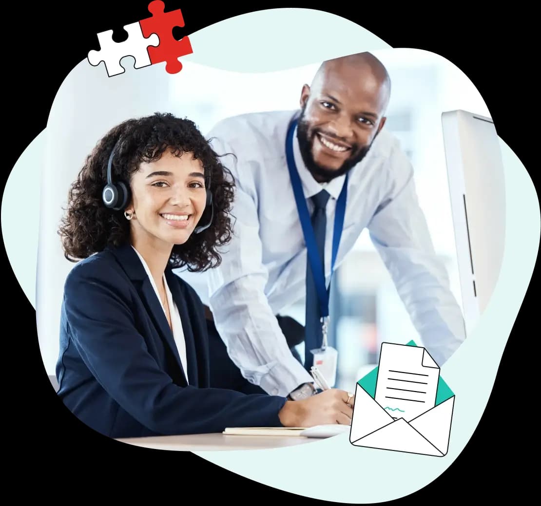Customer service resume writing section image