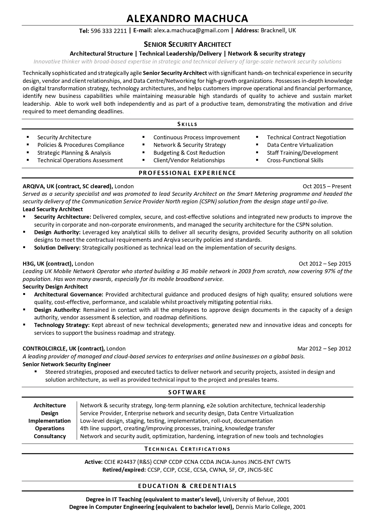 Customer service resume example