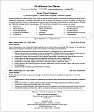 Sample Resumes for Engineering
